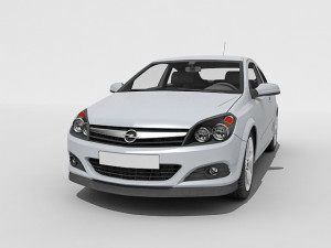 opel astra gtc Modelo 3D