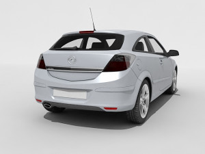 opel astra gtc Modelo 3D