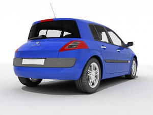 ルノー メガーヌ 3Dモデル