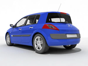 ルノー メガーヌ 3Dモデル