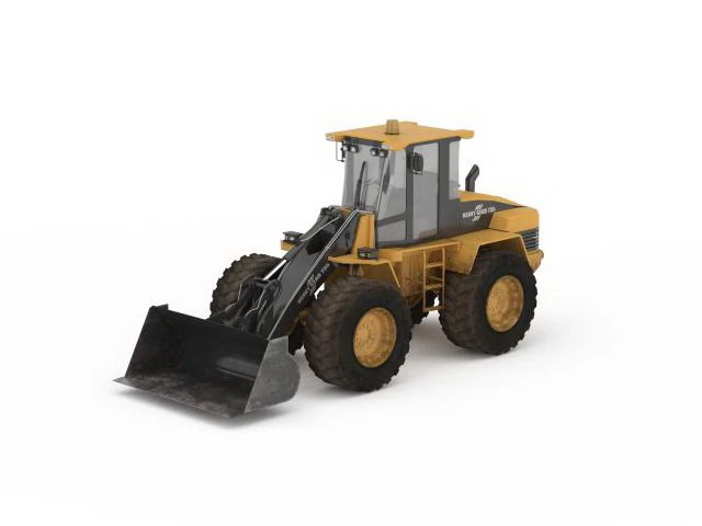 wheel loader 3D Model .c4d .max .obj .3ds .fbx .stl .blend 