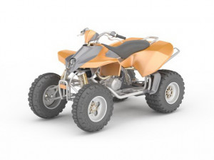 atv quad bike 3D Model