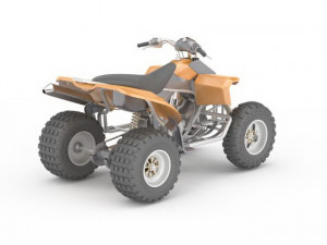 atv quad bike Modelo 3D