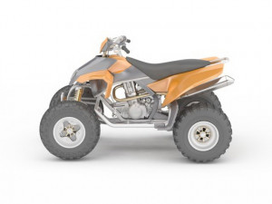 atv quad bike Modelo 3D