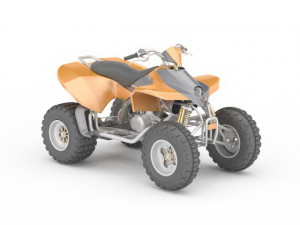 atv quad bike Modelo 3D