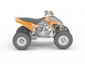 atv quad bike Modelo 3D