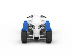 atv electric scooter 3D Model