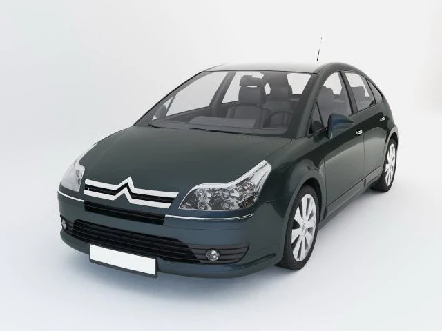 citroen c4 3D Model .c4d .max .obj .3ds .fbx .stl .blend 