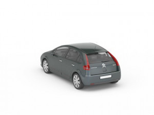 citroen c4 3D 模型