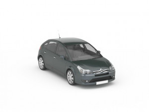 citroen c4 3D 模型