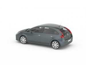 citroen c4 3D 模型