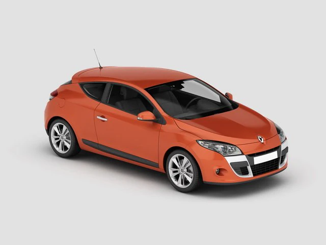 renault megane sport 3D Model .c4d .max .obj .3ds .fbx .stl .blend 