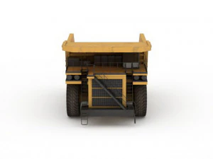 heavy duty dump truck 3D Model