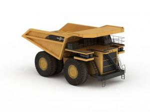 heavy duty dump truck 3D Model