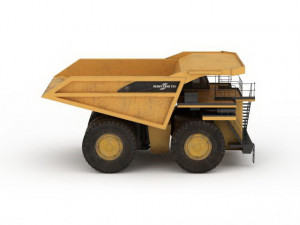 heavy duty dump truck Model 3D