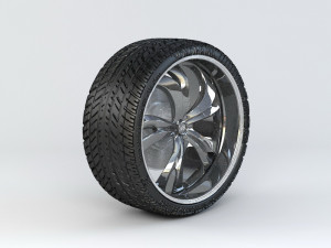 yokohama wheel 3Dモデル