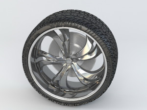 yokohama wheel 3D-Modell