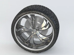 yokohama wheel 3D Model