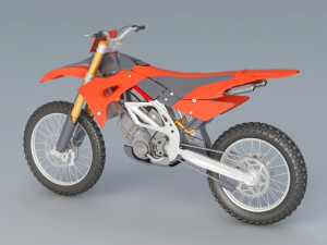 dirt bike Model 3D