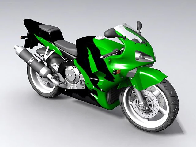 motorcycle honda 3D Model .c4d .max .obj .3ds .fbx .stl .blend 