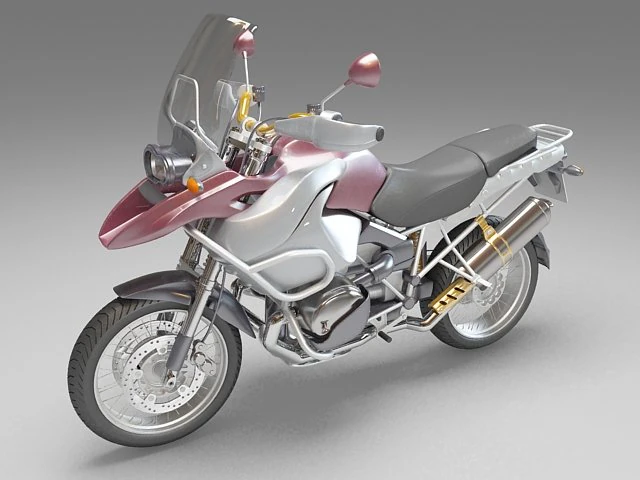 cruiser motorcycle 3D Model .c4d .max .obj .3ds .fbx .stl .blend 