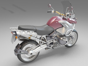 cruiser motorcycle 3D Model