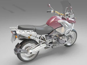 cruiser motorcycle 3D Model