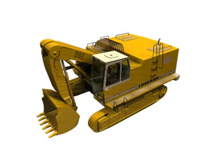 heavy track loader 3D Model