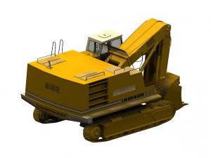 heavy track loader 3D Model