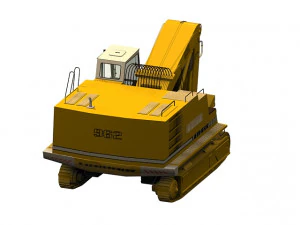 heavy track loader 3D Model