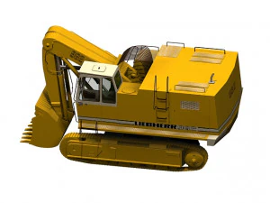 heavy track loader 3D Model