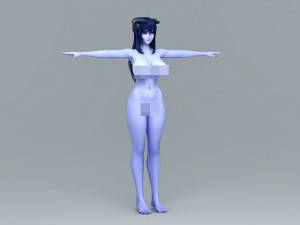 devil girl 3D Model