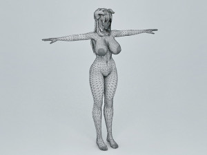 devil girl 3D Model