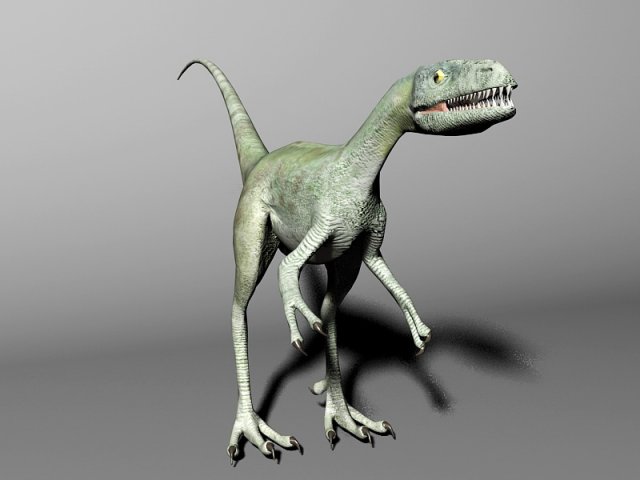compsognathus dinosaur Modelo 3D .c4d .max .obj .3ds .fbx .stl .blend 
