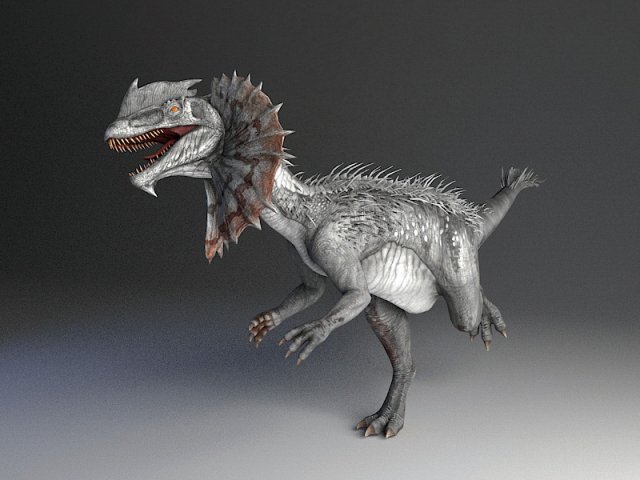 dilophosaurus 3D मॉडल .c4d .max .obj .3ds .fbx .stl .blend 