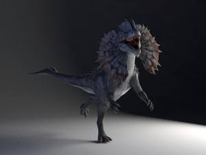 dilophosaurus 3D मॉडल