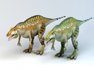 acrocanthosaurus Modello 3D