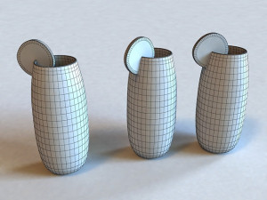 juice glass 3D 模型