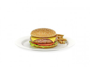burger Modelo 3D