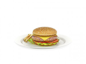 burger Modelo 3D