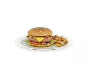 burger Modelo 3D