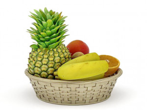 fruit basket 3D मॉडल