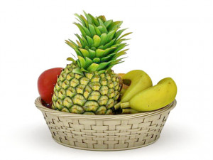 fruit basket 3D मॉडल