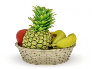 fruit basket 3D Model