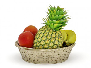 fruit basket 3D मॉडल
