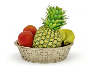 fruit basket 3D Model