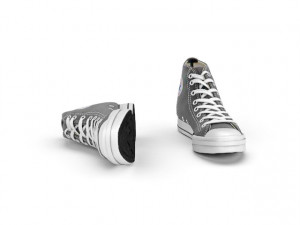 converse all star sneakers 3D-Modell