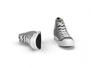 tenis converse all star Modelo 3D