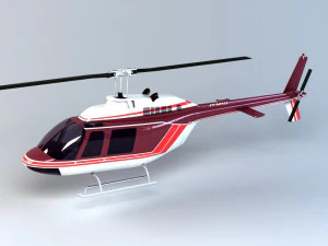 executive helicopter 3D Model