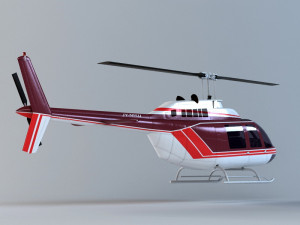 executive helicopter 3D Модель